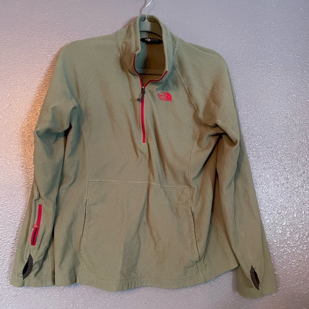 North Face 3/4 zip shirt